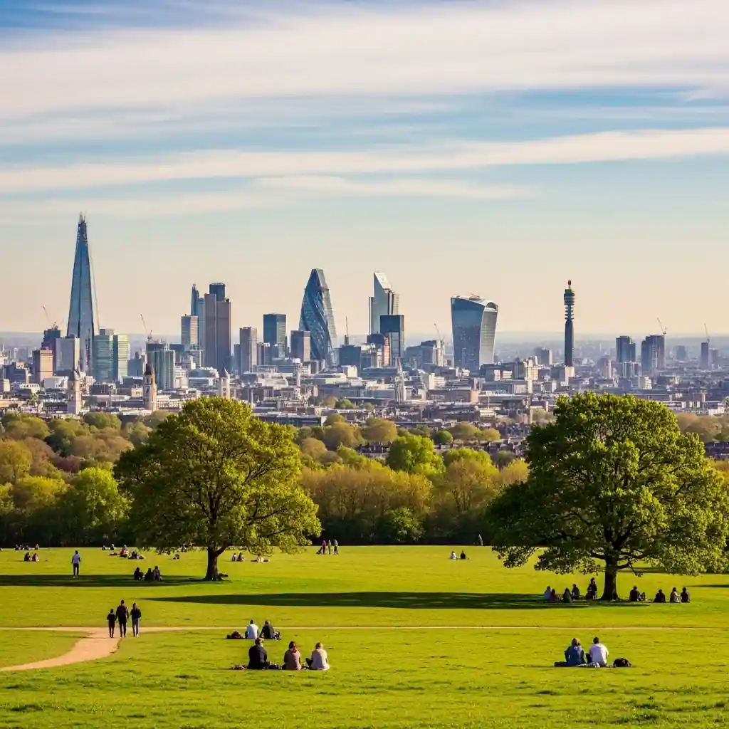 Primrose Hill fireworks viewing location